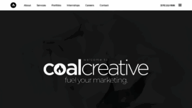 What Coalcreative.com website looked like in 2020 (3 years ago)