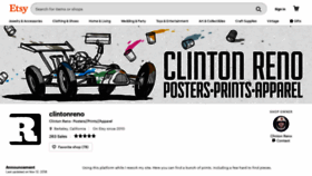 What Clintonreno.com website looked like in 2020 (3 years ago)