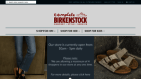What Completebirkenstock.com website looked like in 2020 (3 years ago)