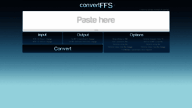 What Convertffs.com website looked like in 2020 (3 years ago)