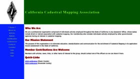What Calmapping.org website looked like in 2020 (3 years ago)