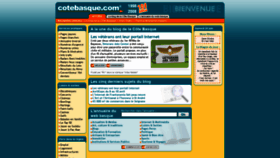 What Cotebasque.com website looked like in 2020 (3 years ago)