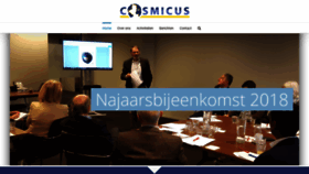 What Cosmicus.nl website looked like in 2020 (3 years ago)