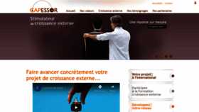What Croissance-externe.fr website looked like in 2020 (3 years ago)
