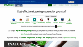 What Course-source.com website looked like in 2020 (3 years ago)