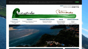 What Campingportuondo.com website looked like in 2020 (3 years ago)