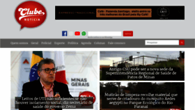 What Clubenoticia.com.br website looked like in 2020 (3 years ago)