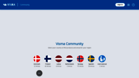 What Community.visma.com website looked like in 2020 (3 years ago)