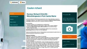 What Coulon-richard-medecine-esthetique.fr website looked like in 2020 (3 years ago)