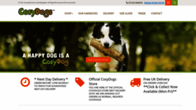What Cosydogs.com website looked like in 2020 (3 years ago)