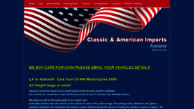 What Classicandamericanimports.com.au website looked like in 2020 (3 years ago)