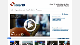 What Canal10tv.com website looked like in 2020 (3 years ago)