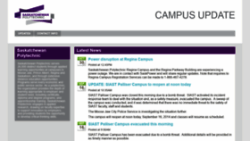 What Campusupdate.ca website looked like in 2020 (3 years ago)