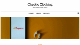 What Chaoticclothing.co.uk website looked like in 2020 (3 years ago)