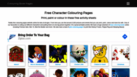 What Colouringbookpages.co.uk website looked like in 2020 (3 years ago)