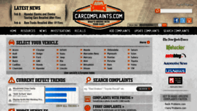 What Carcomplaints.com website looked like in 2020 (3 years ago)