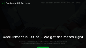 What Credencehrservices.com website looked like in 2020 (3 years ago)