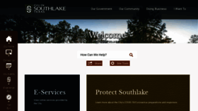 What Cityofsouthlake.com website looked like in 2020 (3 years ago)