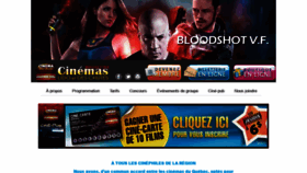 What Cine-detente.ca website looked like in 2020 (3 years ago)