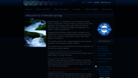 What Creeksidesprings.com website looked like in 2020 (3 years ago)