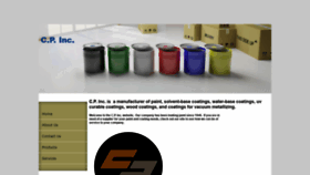What Cpincpaints.com website looked like in 2020 (3 years ago)