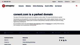 What Conent.com website looked like in 2020 (3 years ago)