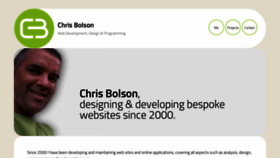What Cbolson.com website looked like in 2020 (3 years ago)