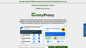 What Croxyproxy.net website looked like in 2020 (3 years ago)