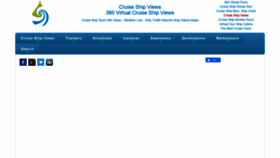What Cruiseshipviews.com website looked like in 2020 (3 years ago)