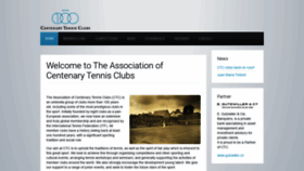 What Centenarytennisclubs.com website looked like in 2020 (3 years ago)