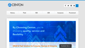 What Centon.com website looked like in 2020 (3 years ago)