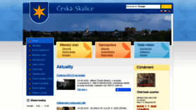 What Ceskaskalice.cz website looked like in 2020 (3 years ago)