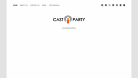 What Castparty.org website looked like in 2020 (3 years ago)
