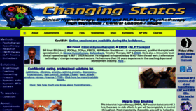 What Changingstates.co.uk website looked like in 2020 (3 years ago)