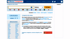 What Coniugazione.reverso.net website looked like in 2020 (3 years ago)