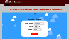 What Chat-tunisie.com website looked like in 2020 (3 years ago)