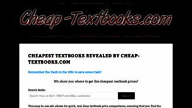 What Cheap-textbooks.com website looked like in 2020 (3 years ago)