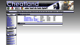 What Cheatland.de website looked like in 2020 (3 years ago)