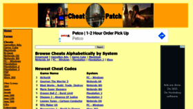 What Cheatpatch.com website looked like in 2020 (3 years ago)