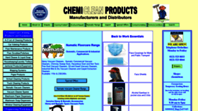 What Chemiclean.co.uk website looked like in 2020 (3 years ago)