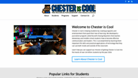 What Chesteriscool.com website looked like in 2020 (3 years ago)