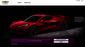 What Chevrolet.se website looked like in 2020 (3 years ago)