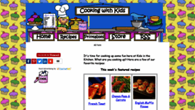 What Childrensrecipes.com website looked like in 2020 (3 years ago)