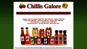 What Chillisgalore.co.uk website looked like in 2020 (3 years ago)