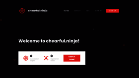 What Chearful.ninja website looked like in 2020 (3 years ago)
