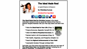 What Christianlarsontheidealmadereal.com website looked like in 2020 (3 years ago)