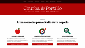 What Churbayportillo.com website looked like in 2020 (3 years ago)