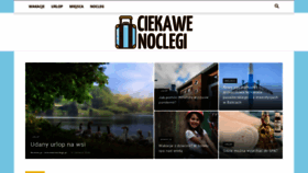 What Ciekawenoclegi.pl website looked like in 2020 (3 years ago)