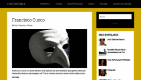 What Cineminha.com.br website looked like in 2020 (3 years ago)