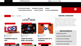 What Cinezime.fr website looked like in 2020 (3 years ago)